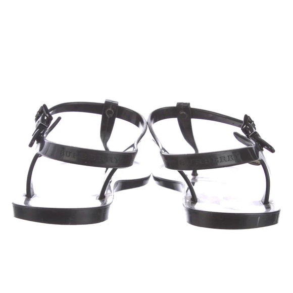 🛒 LAST CALL‼️ Authentic Burberry Rubber T-Strap Sandals - Picture 4 of 4